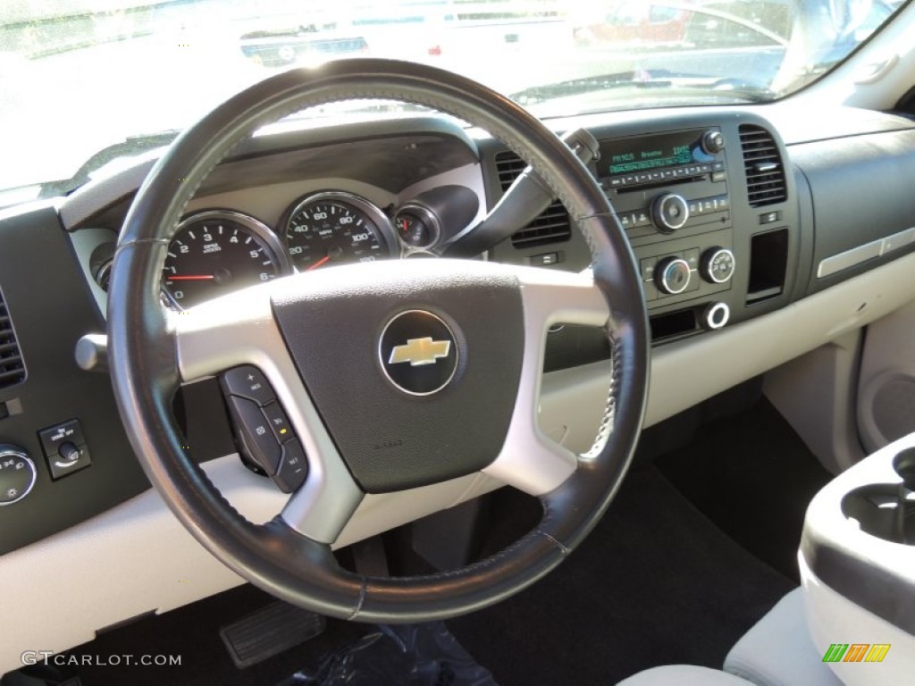 2009 Silverado 1500 LT Extended Cab 4x4 - Black Granite Metallic / Light Titanium photo #3