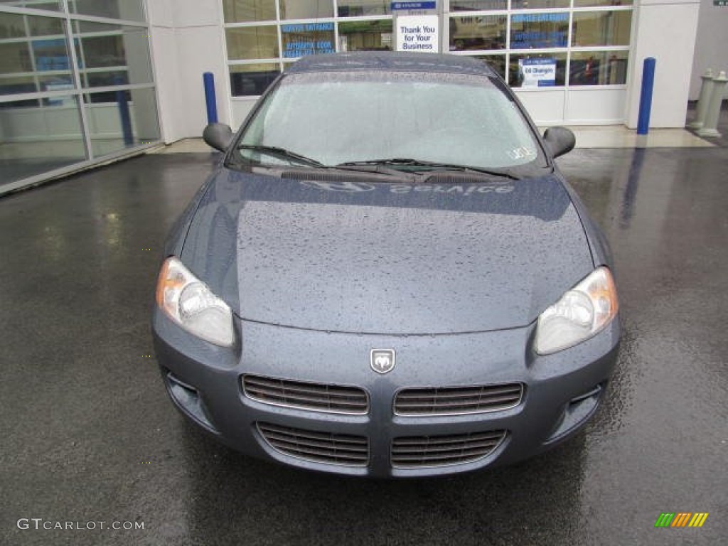 2001 Stratus SE Sedan - Steel Blue Pearl / Dark Slate Gray photo #4