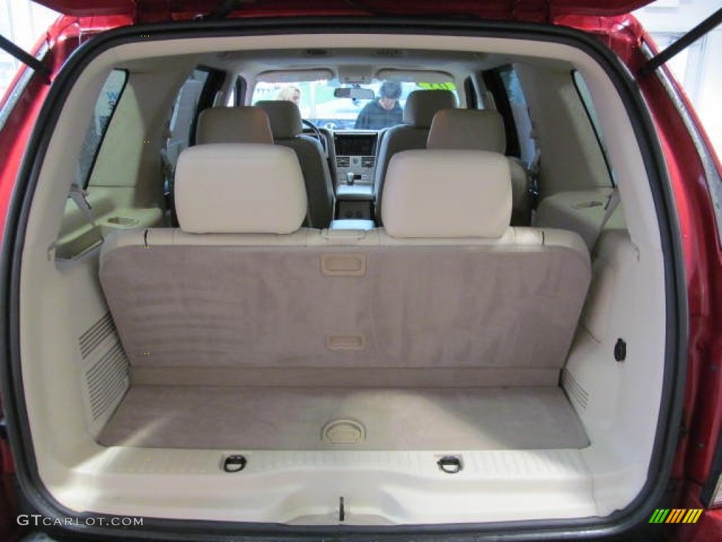 2003 Aviator Luxury AWD - Vivid Red Metallic / Light Parchment photo #23
