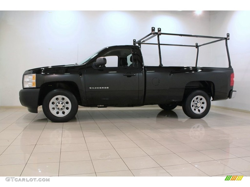 2010 Silverado 1500 Regular Cab - Black / Dark Titanium photo #5