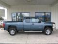 2010 Blue Granite Metallic Chevrolet Silverado 2500HD LT Extended Cab 4x4  photo #2