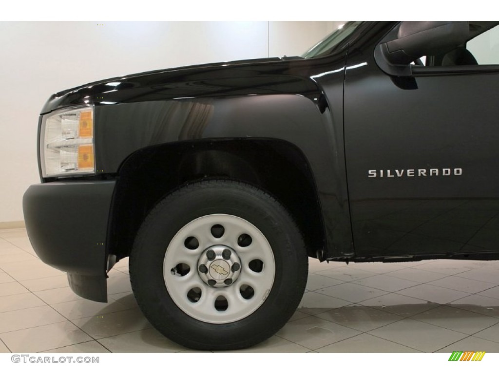 2010 Silverado 1500 Regular Cab - Black / Dark Titanium photo #14