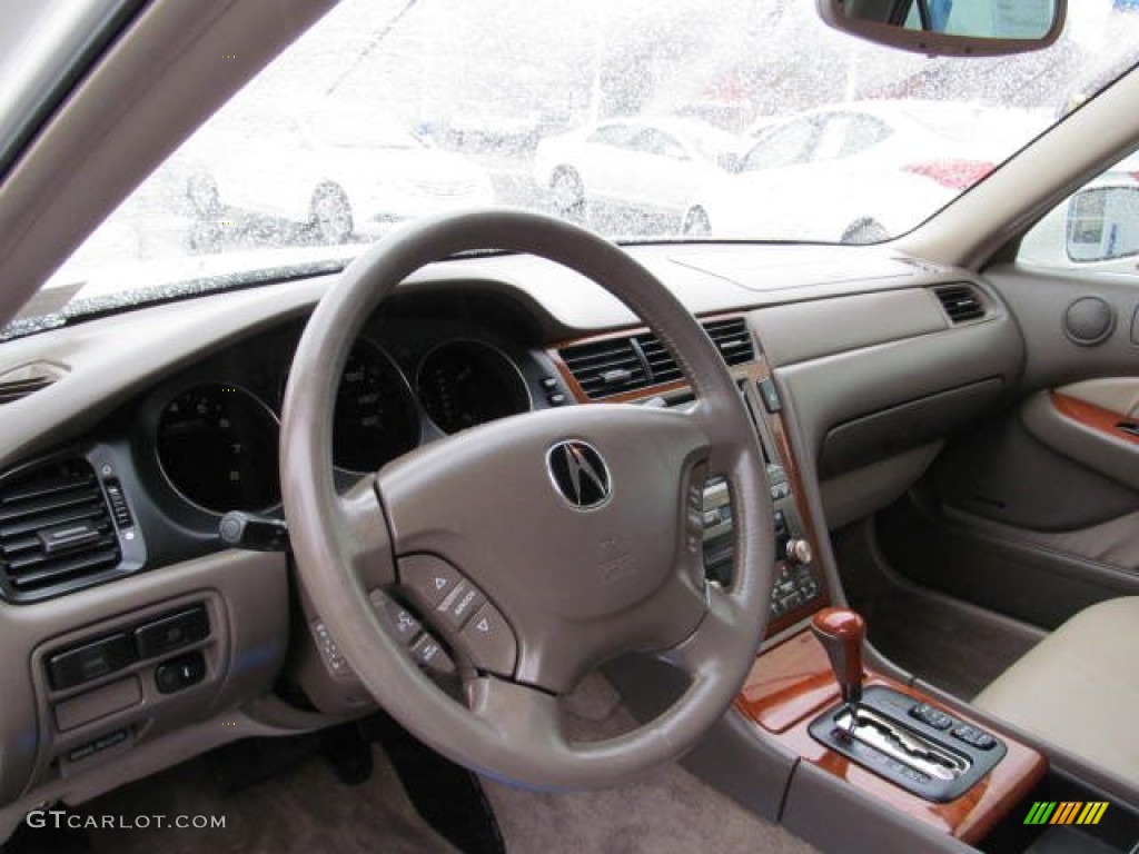 2004 Acura RL 3.5 Parchment Steering Wheel Photo #72871935