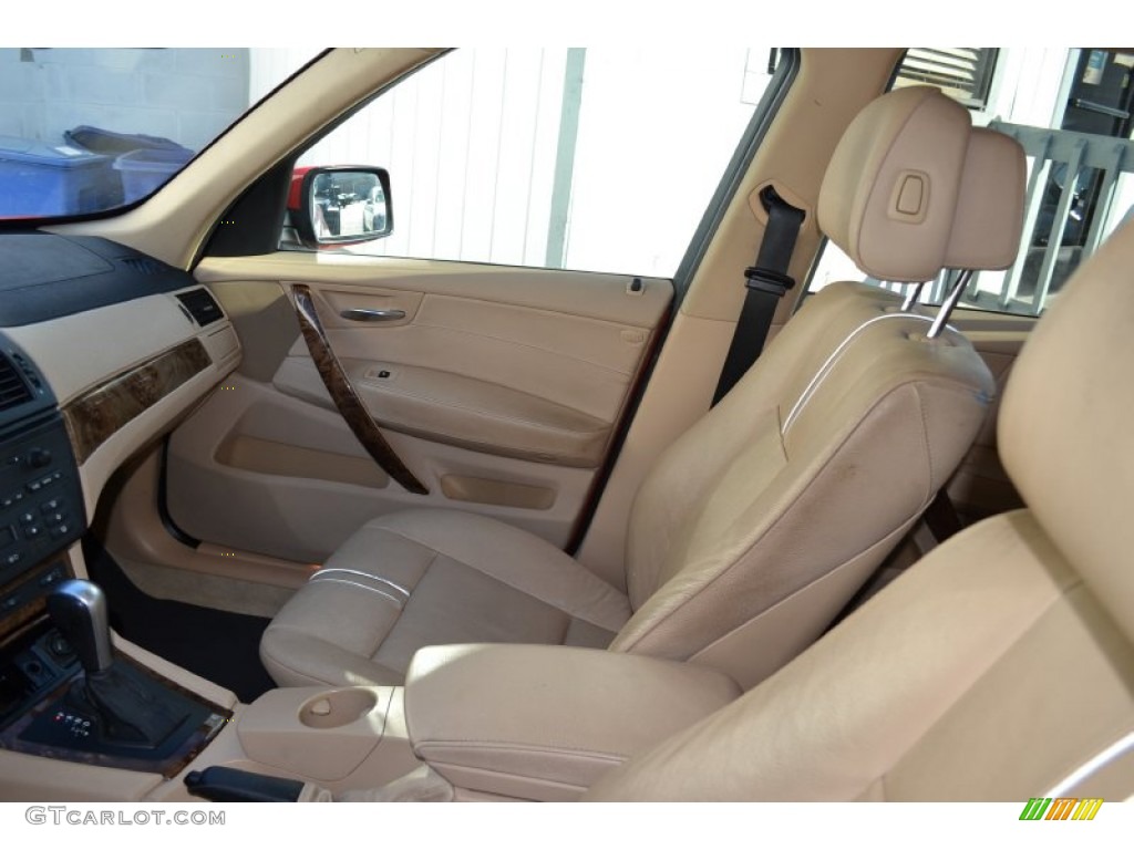 2008 X3 3.0si - Crimson Red / Beige photo #5