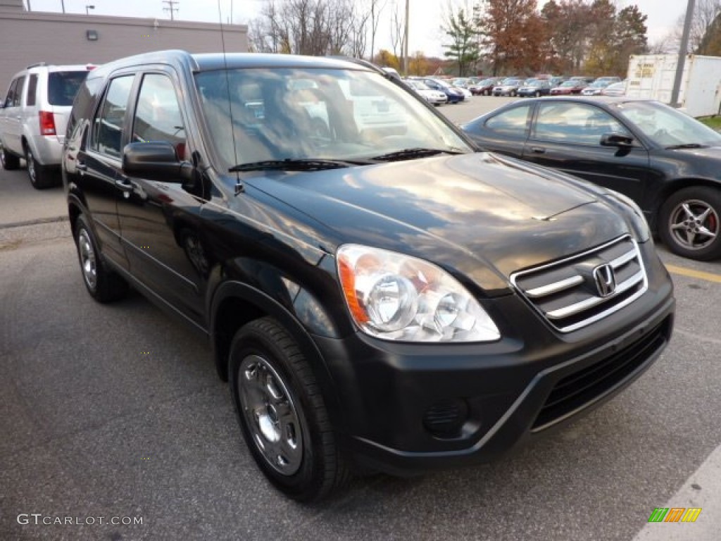 2005 CR-V LX 4WD - Nighthawk Black Pearl / Black photo #1