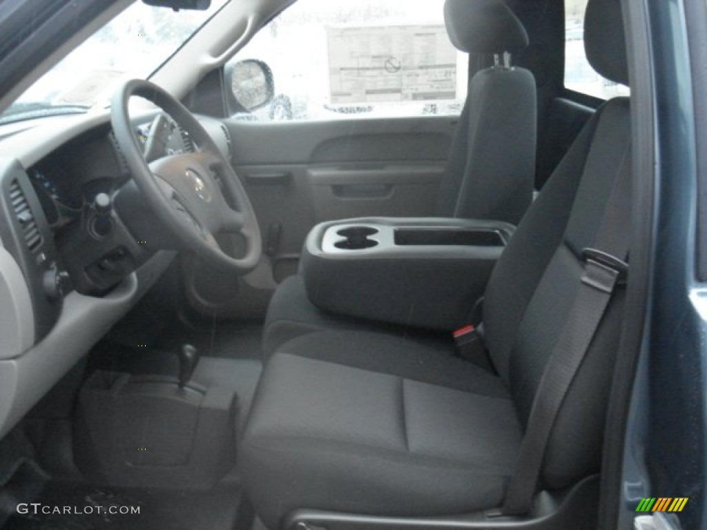 2013 Silverado 1500 Work Truck Regular Cab 4x4 - Blue Granite Metallic / Dark Titanium photo #11