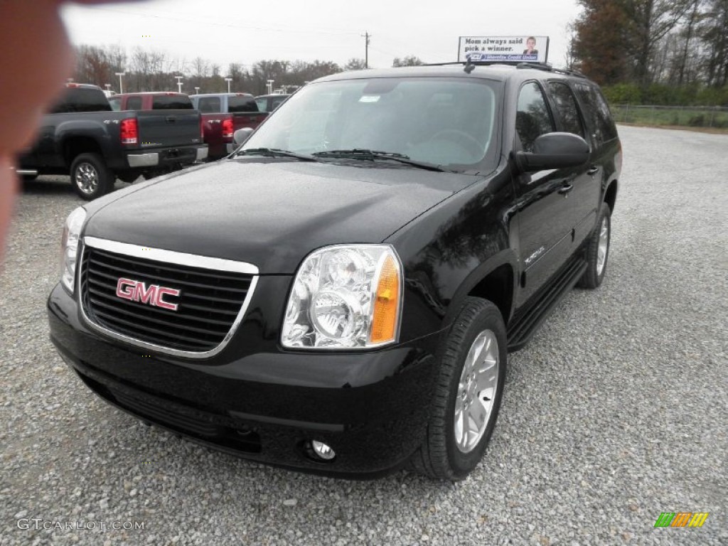 Onyx Black 2013 GMC Yukon XL SLT 4x4 Exterior Photo #72872817
