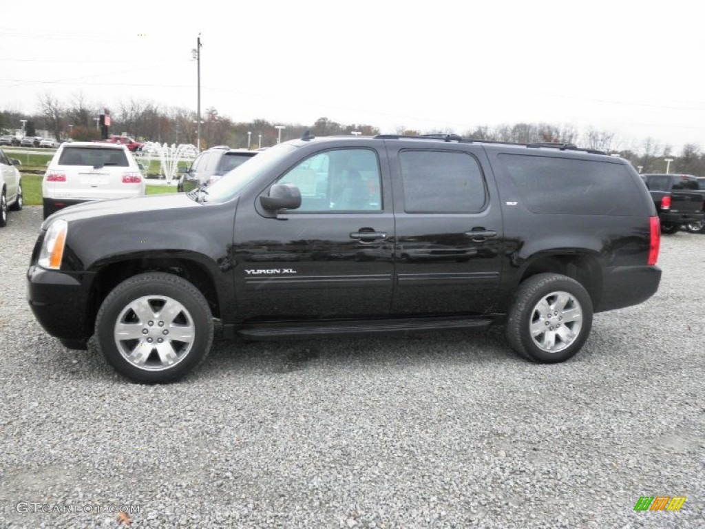Onyx Black 2013 GMC Yukon XL SLT 4x4 Exterior Photo #72872844