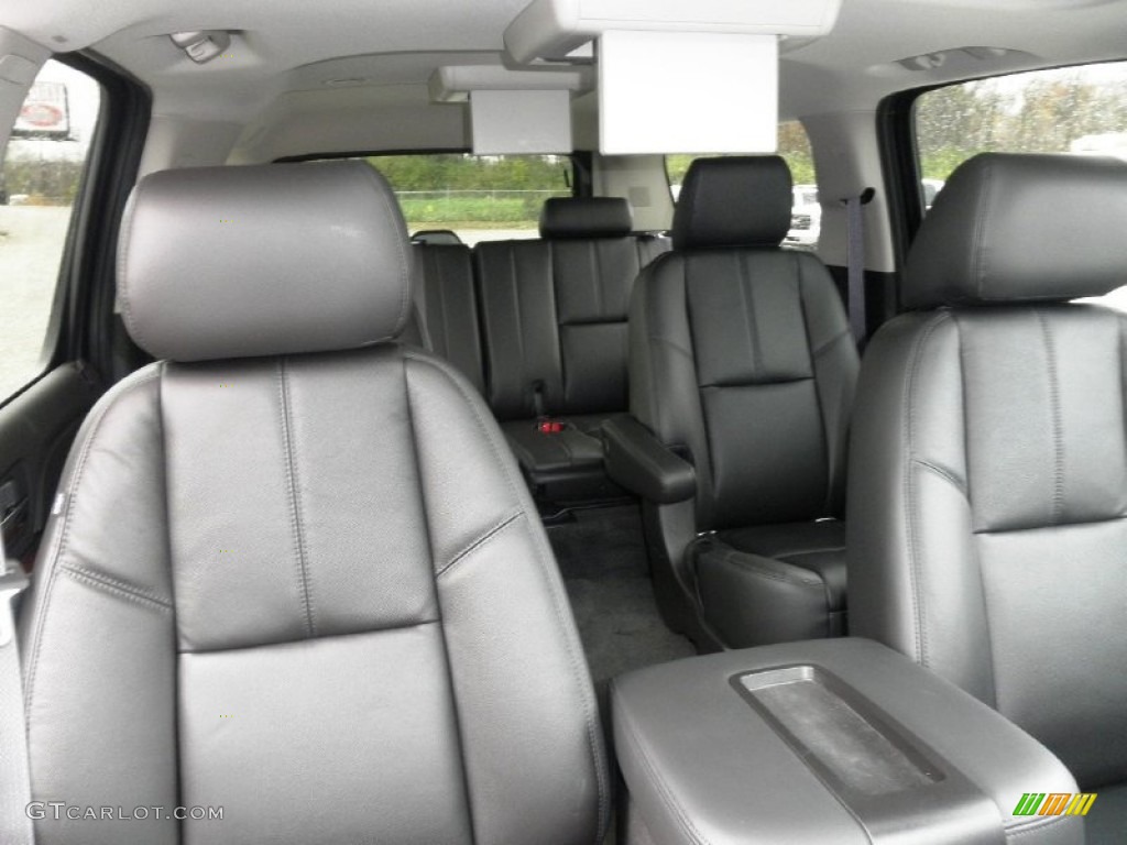 Ebony Interior 2013 GMC Yukon XL SLT 4x4 Photo #72873395