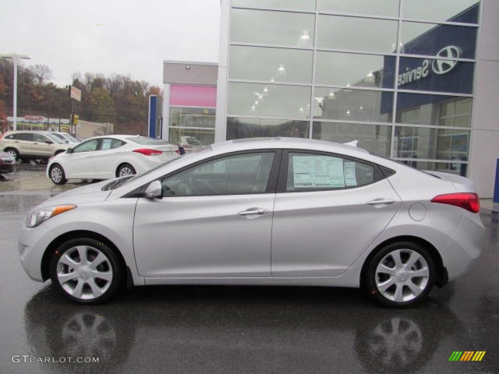 2013 Elantra Limited - Silver / Gray photo #2