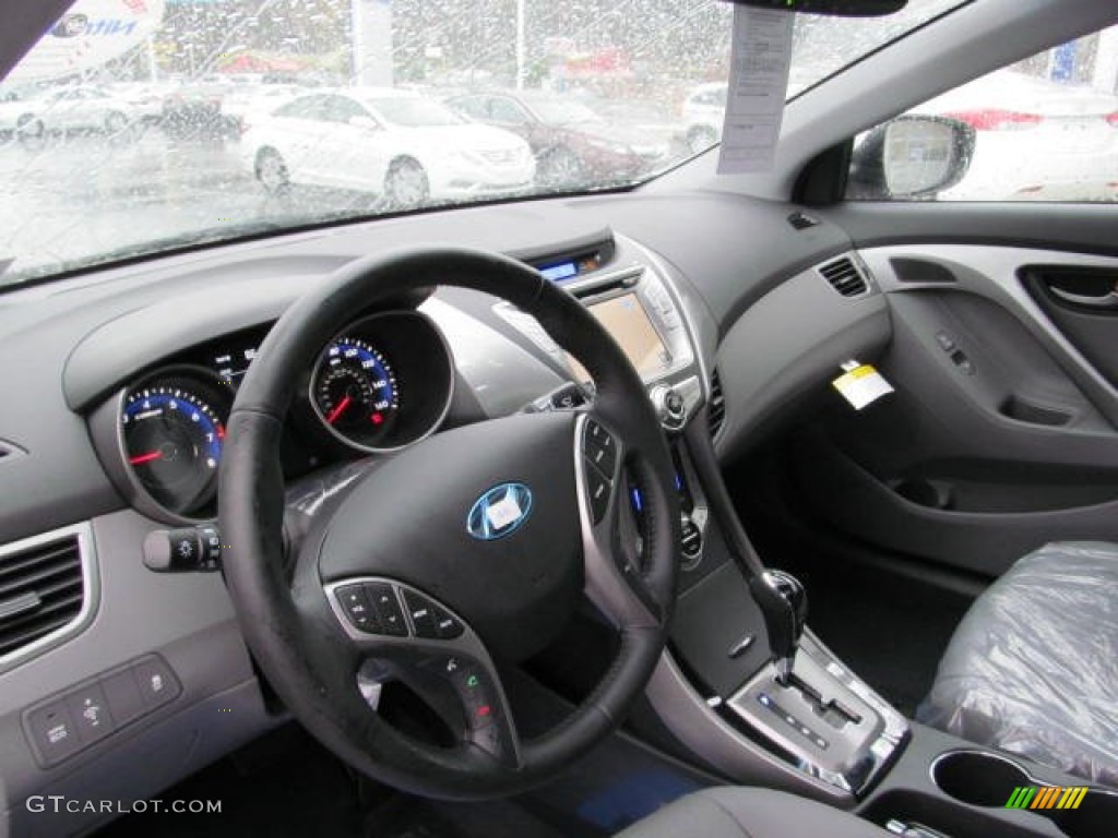 2013 Elantra Limited - Silver / Gray photo #6