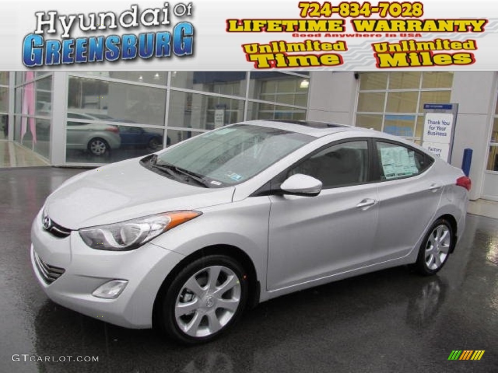 2013 Elantra Limited - Silver / Gray photo #1
