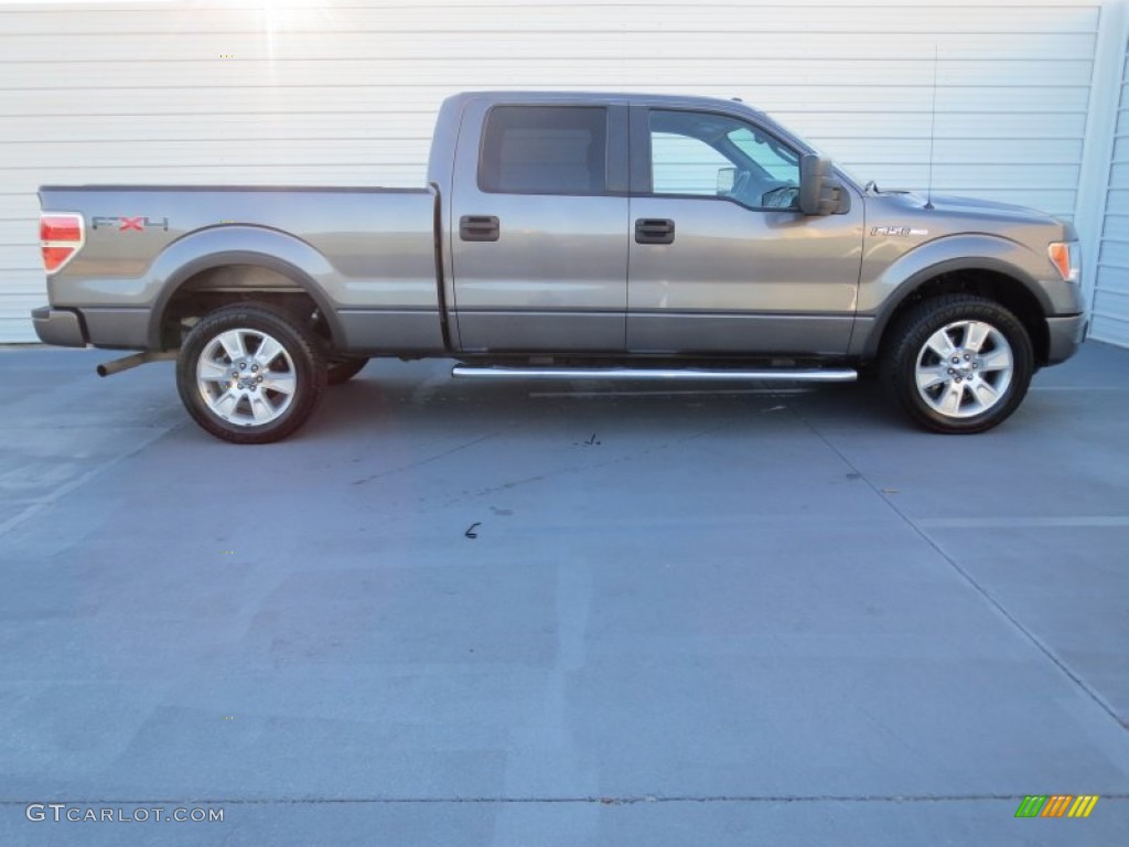 2010 F150 FX4 SuperCrew 4x4 - Sterling Grey Metallic / Black photo #2