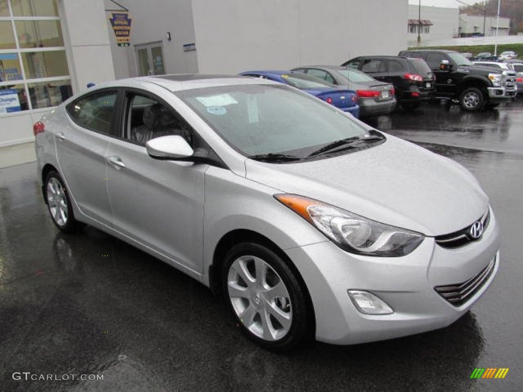 2013 Elantra Limited - Silver / Gray photo #3