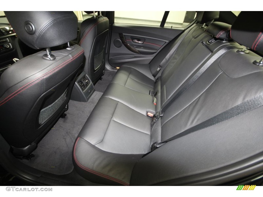 2013 BMW 3 Series 328i Sedan Rear Seat Photo #72875148