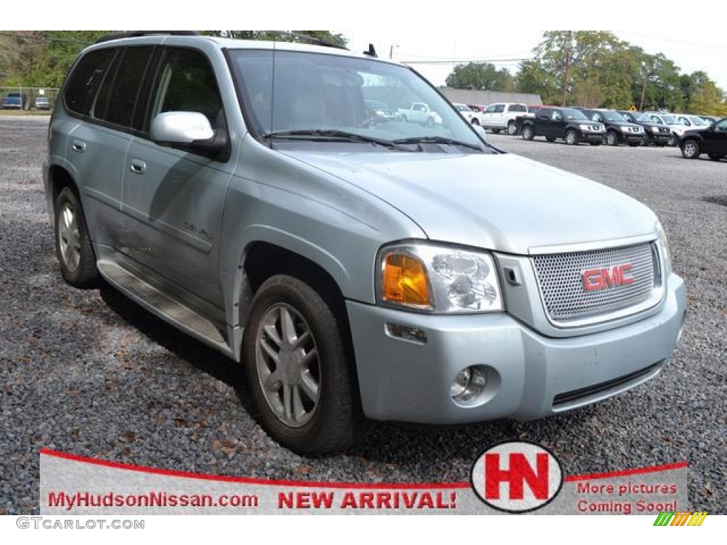 2007 Envoy Denali 4x4 - Silver Mist Metallic / Light Gray photo #1