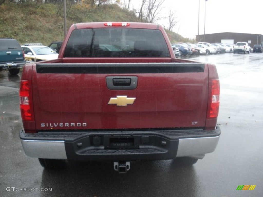 2013 Silverado 1500 LT Crew Cab 4x4 - Deep Ruby Metallic / Ebony photo #7