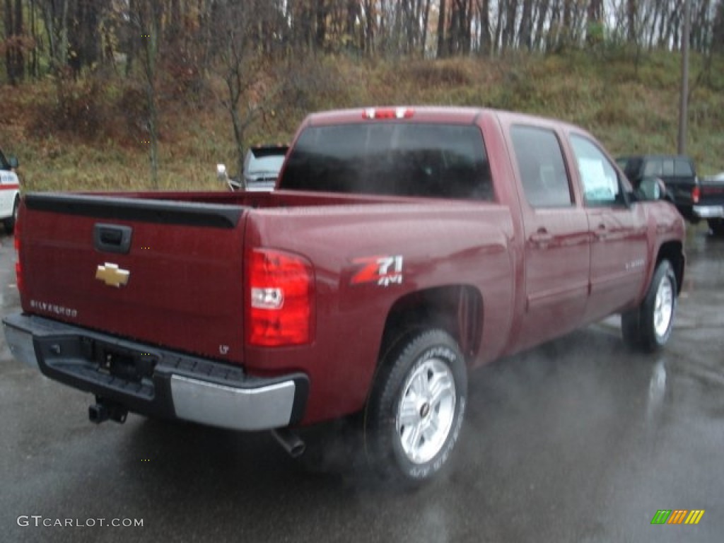 2013 Silverado 1500 LT Crew Cab 4x4 - Deep Ruby Metallic / Ebony photo #8