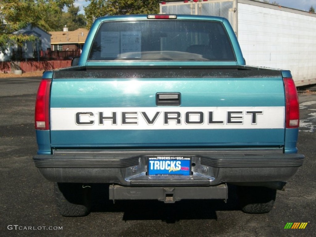 1997 C/K K1500 Extended Cab 4x4 - Light Stellar Blue Metallic / Medium Dark Pewter photo #3