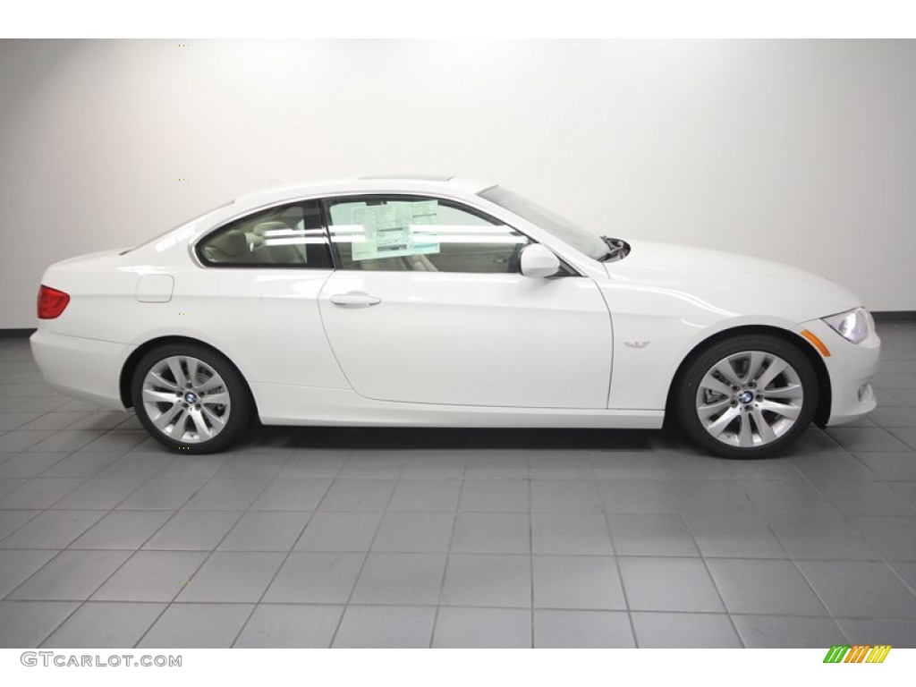 2013 3 Series 328i Coupe - Alpine White / Cream Beige photo #2