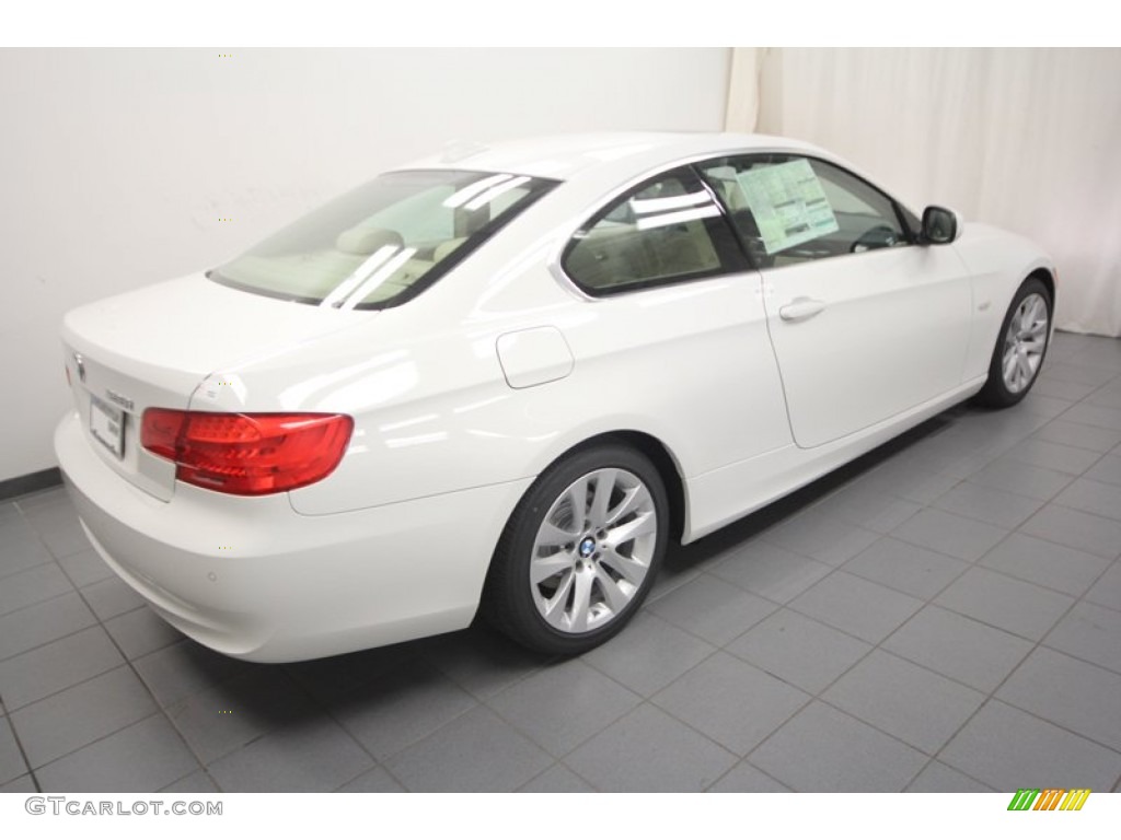 2013 3 Series 328i Coupe - Alpine White / Cream Beige photo #8