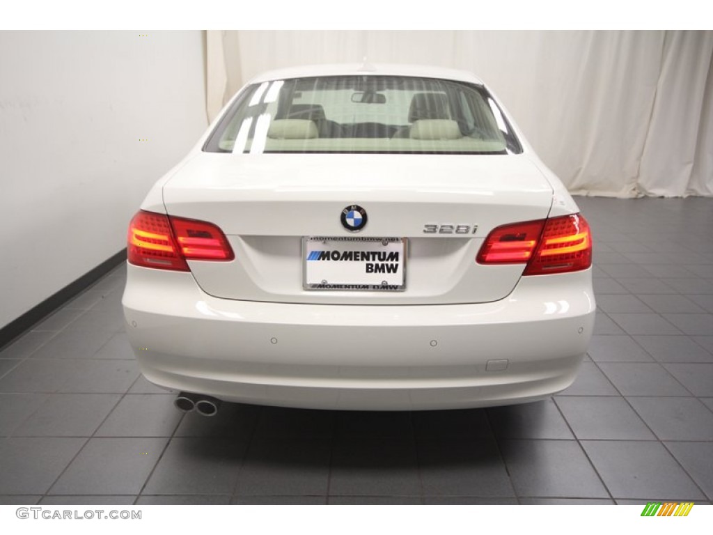 2013 3 Series 328i Coupe - Alpine White / Cream Beige photo #9