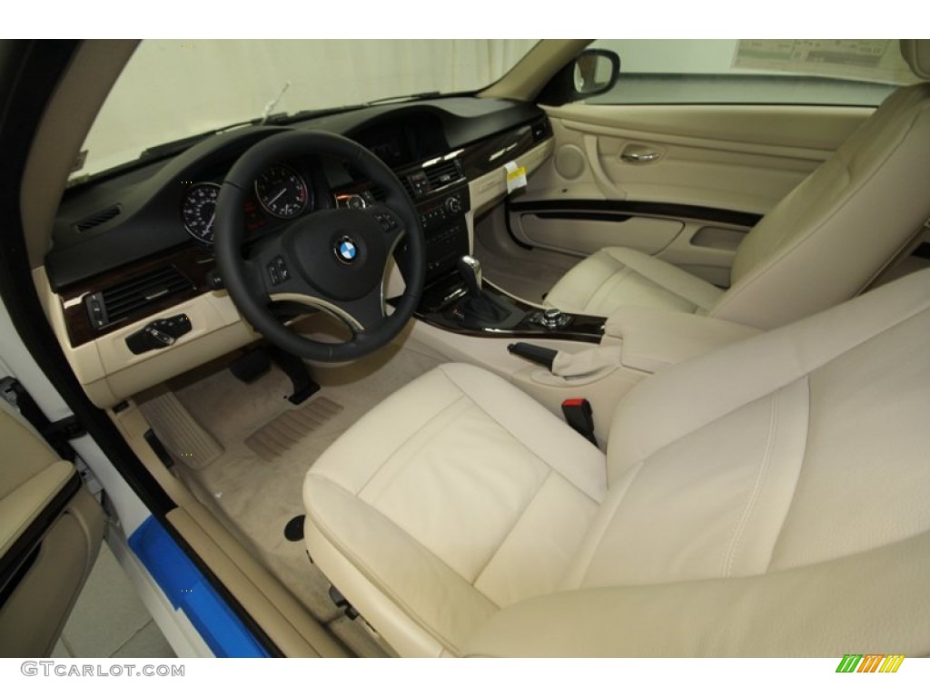 2013 3 Series 328i Coupe - Alpine White / Cream Beige photo #11