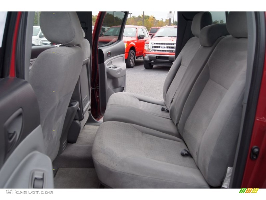 Graphite Gray Interior 2007 Toyota Tacoma V6 SR5 PreRunner Double Cab Photo #72879990