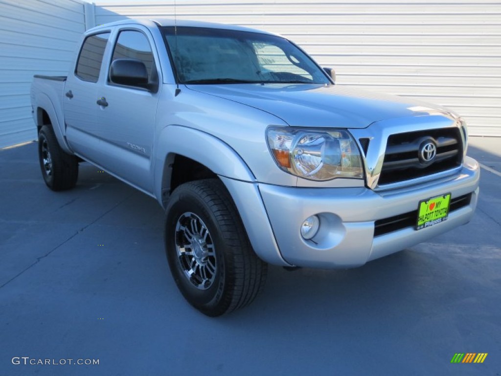 2007 Tacoma V6 PreRunner TRD Double Cab - Silver Streak Mica / Graphite Gray photo #1