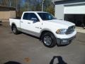 2010 Stone White Dodge Ram 1500 Laramie Quad Cab 4x4  photo #7