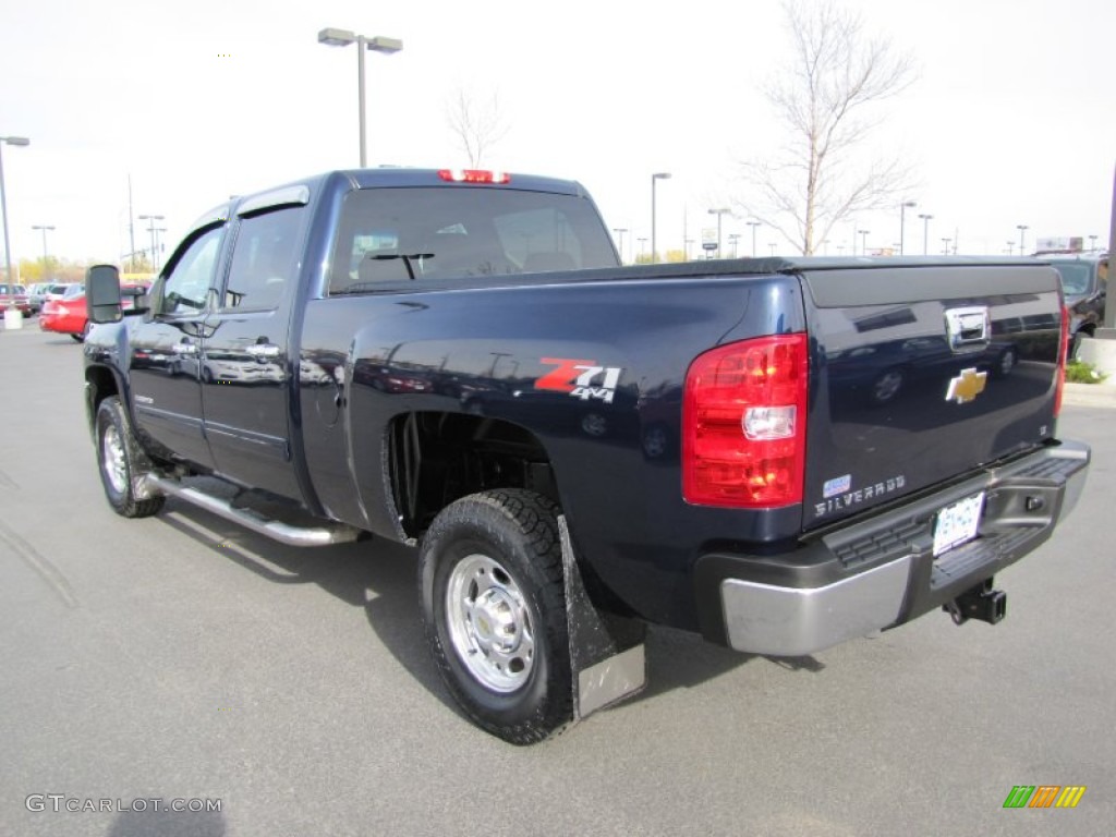 2010 Silverado 2500HD LT Crew Cab 4x4 - Imperial Blue Metallic / Ebony photo #3