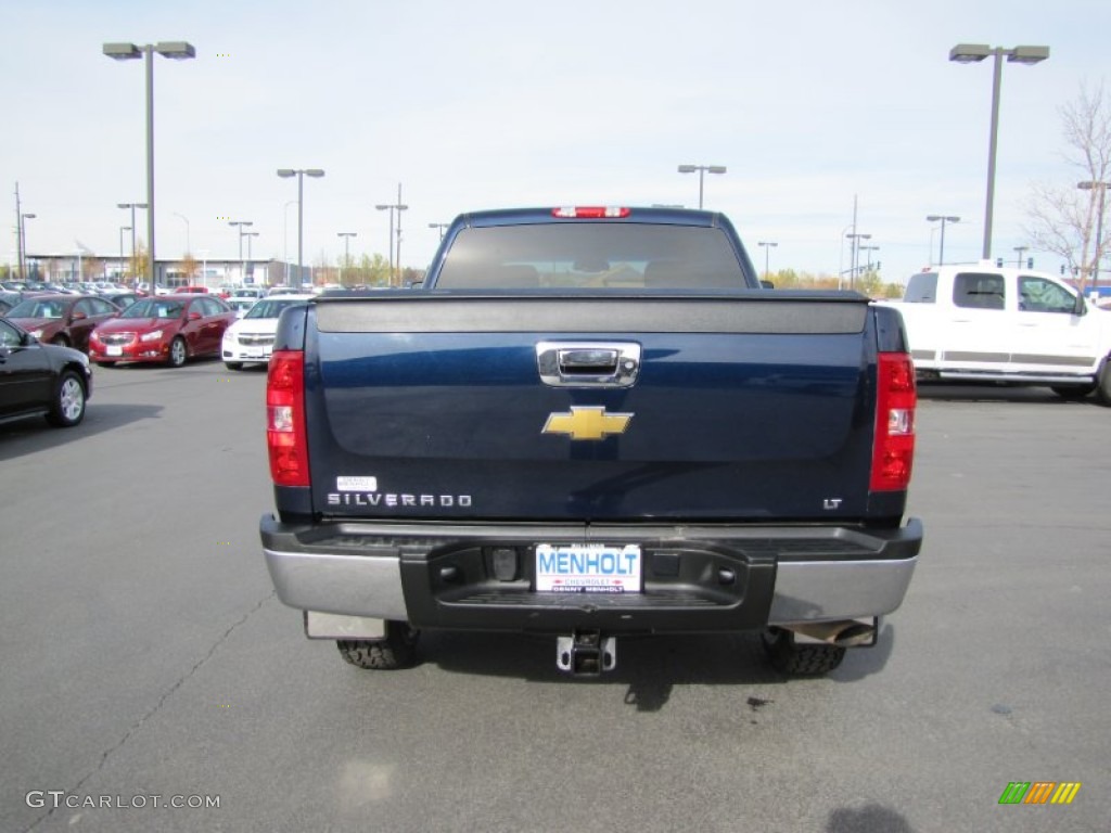 2010 Silverado 2500HD LT Crew Cab 4x4 - Imperial Blue Metallic / Ebony photo #4