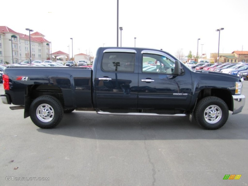 2010 Silverado 2500HD LT Crew Cab 4x4 - Imperial Blue Metallic / Ebony photo #6