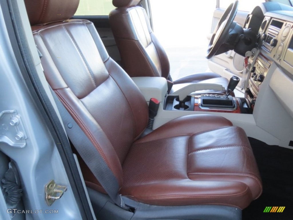 Saddle Brown Interior 2006 Jeep Commander Limited Photo #72881762