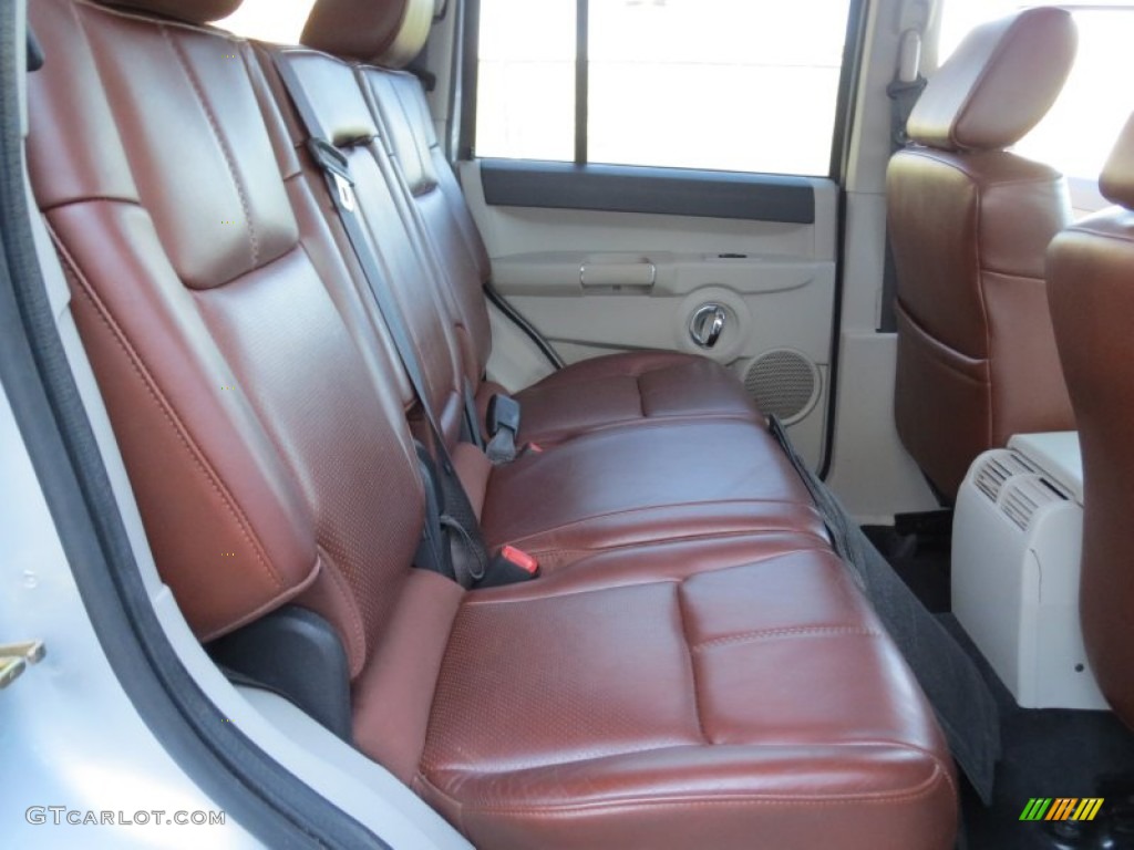 Saddle Brown Interior 2006 Jeep Commander Limited Photo