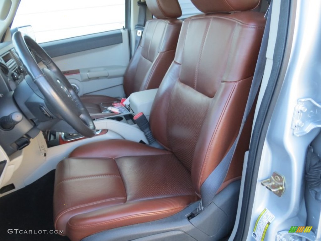 Saddle Brown Interior 2006 Jeep Commander Limited Photo #72881949