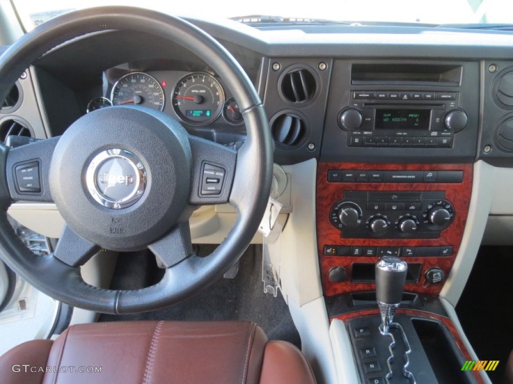 2006 Jeep Commander Limited Saddle Brown Dashboard Photo #72882030