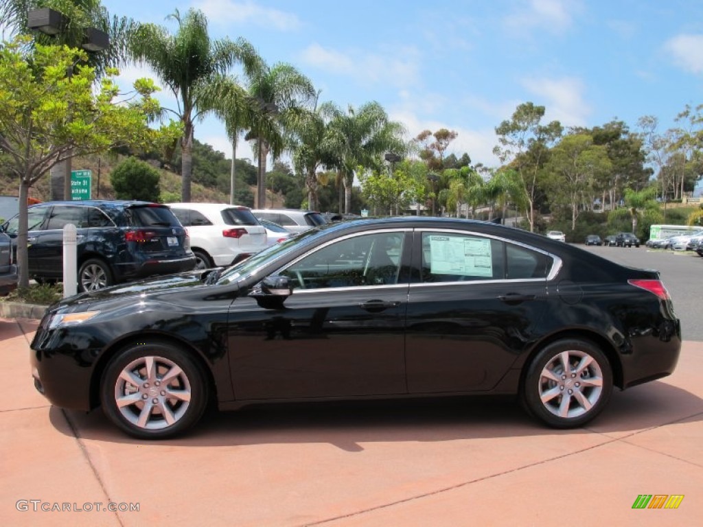 Crystal Black Pearl 2013 Acura TL Technology Exterior Photo #72882603