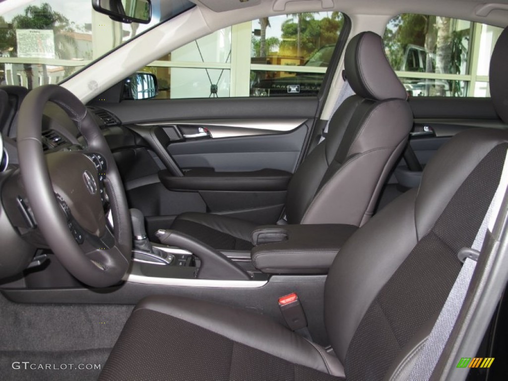 Ebony Interior 2013 Acura TL Technology Photo #72882714