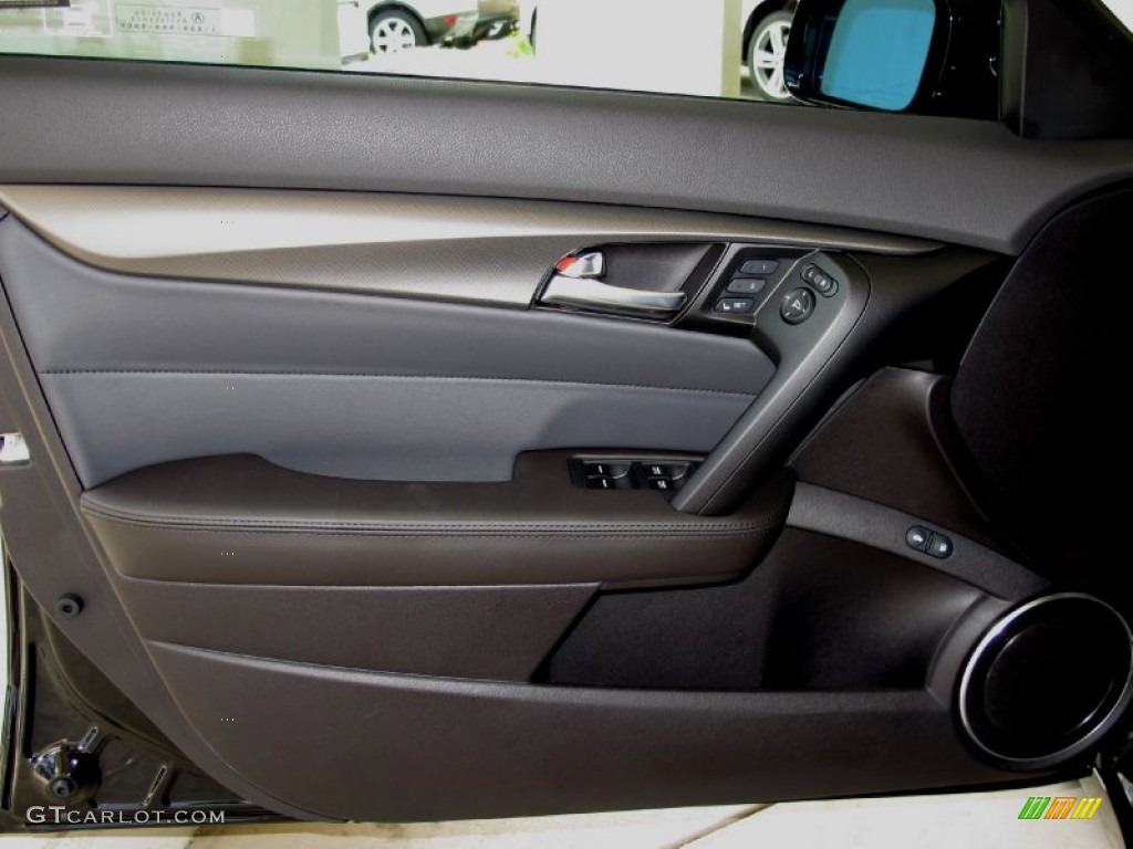 2013 Acura TL Technology Ebony Door Panel Photo #72882755