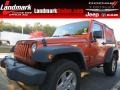 2010 Mango Tango Pearl Jeep Wrangler Sport 4x4  photo #1