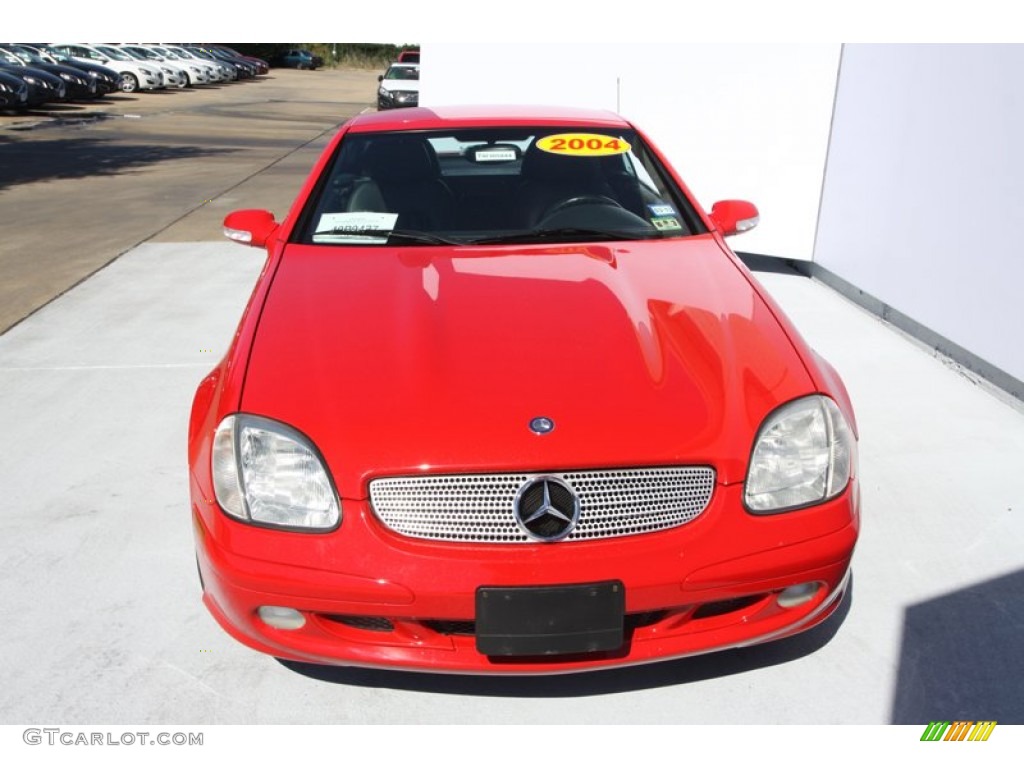 2004 SLK 320 Roadster - Magma Red / Charcoal photo #7