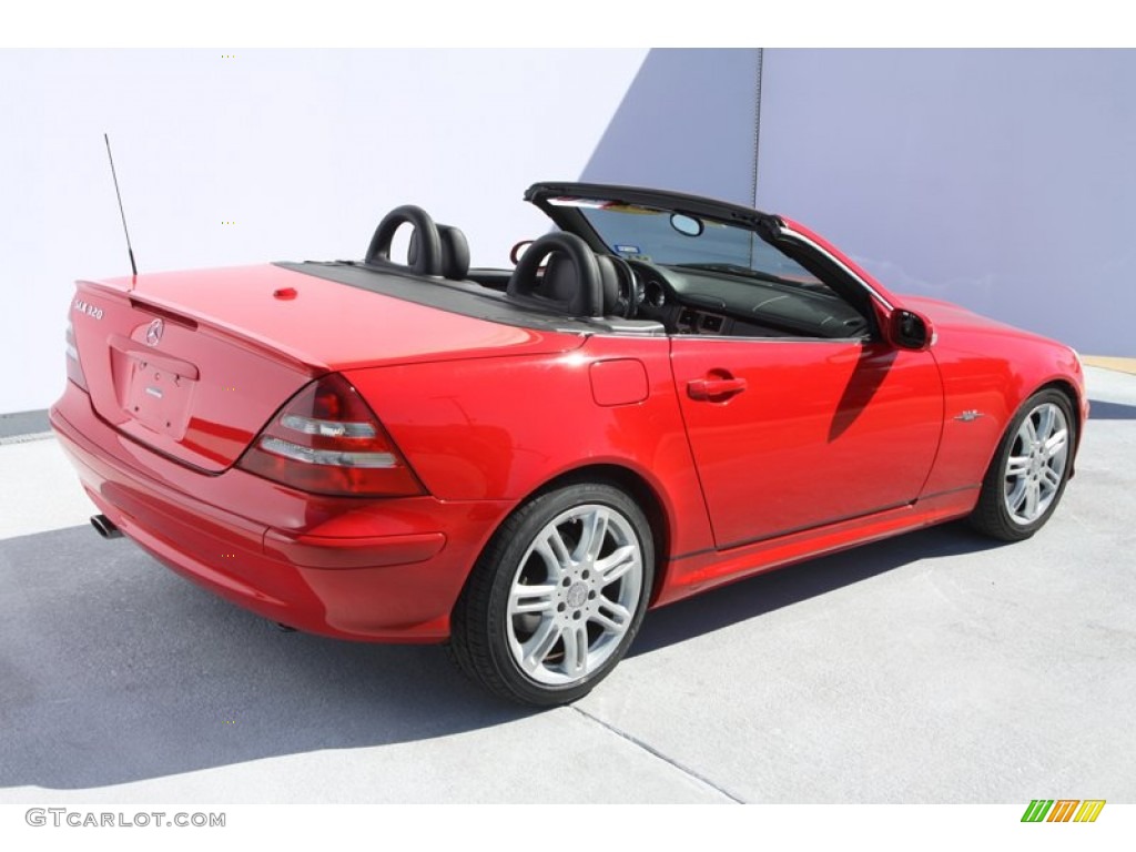 2004 SLK 320 Roadster - Magma Red / Charcoal photo #11