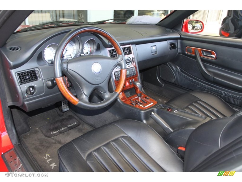 Charcoal Interior 2004 Mercedes-Benz SLK 320 Roadster Photo #72883509
