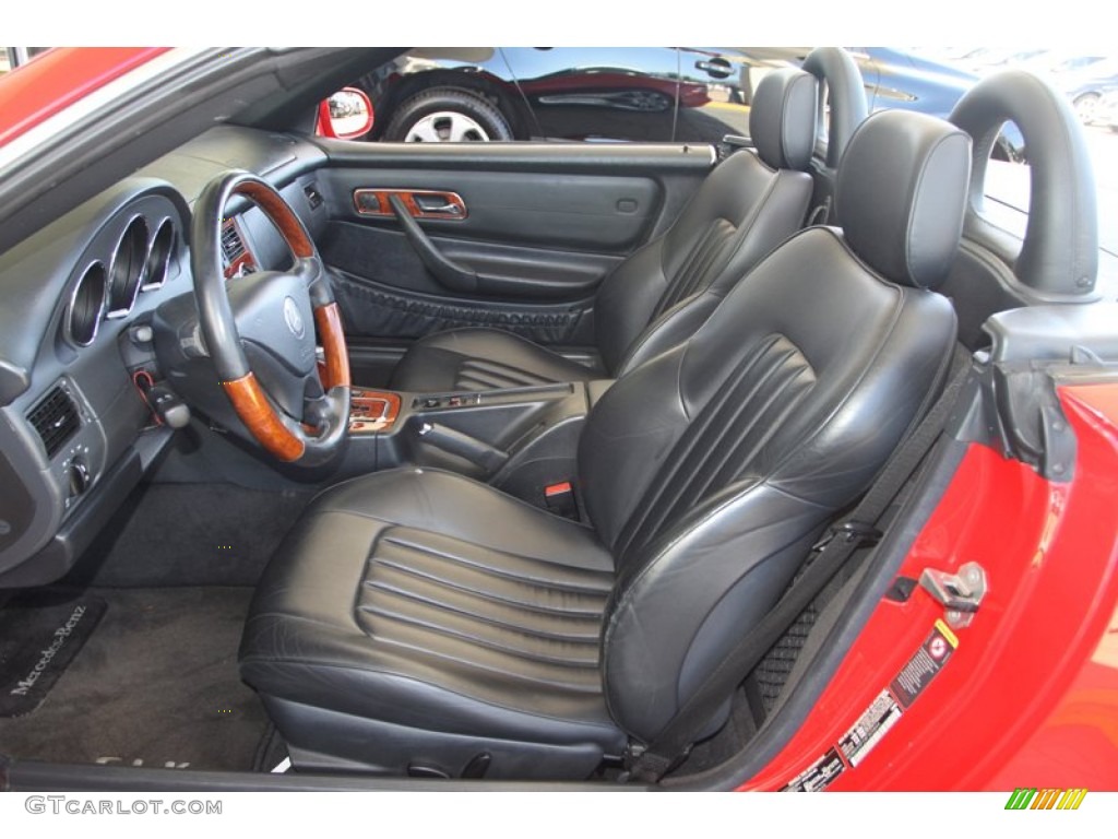Charcoal Interior 2004 Mercedes-Benz SLK 320 Roadster Photo #72883530