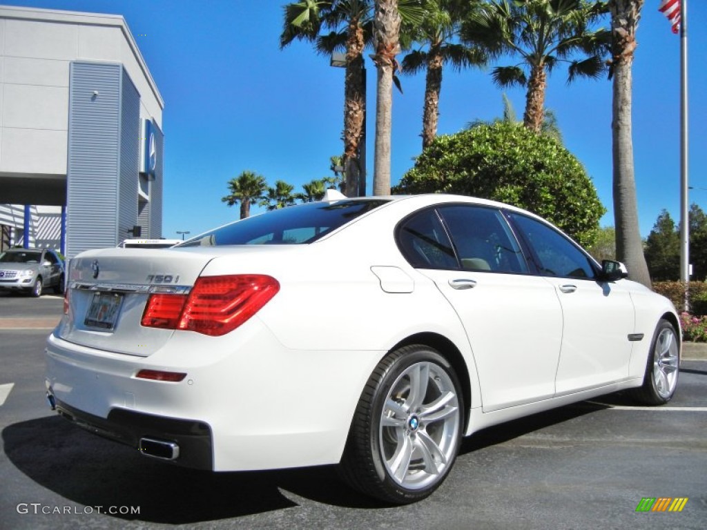 Alpine White 2012 BMW 7 Series 750i Sedan Exterior Photo #72883705
