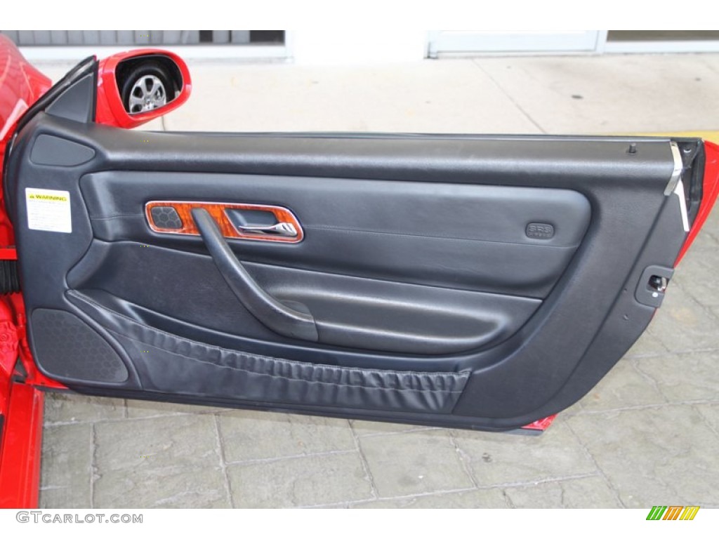 2004 Mercedes-Benz SLK 320 Roadster Charcoal Door Panel Photo #72883809