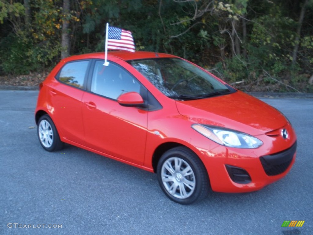 True Red Mazda MAZDA2