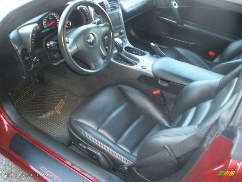 2006 Corvette Coupe - Monterey Red Metallic / Ebony Black photo #3