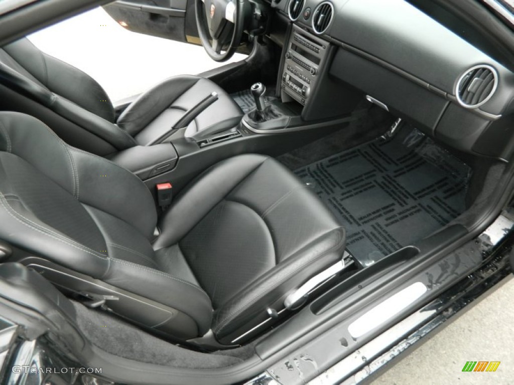 Black Interior 2007 Porsche Cayman Standard Cayman Model Photo #72884565